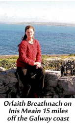 Orlaith Breathnach on Inis Meain